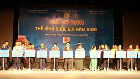 Sôi động Giải vô địch Thể hình quốc gia năm 2023