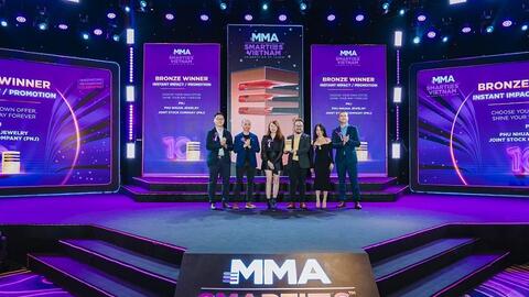 PNJ nhận giải thưởng chiến dịch Marketing nổi bật 2023