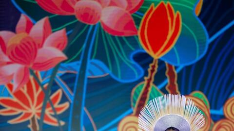 "Cổ linh" - Bộ sưu tập áo dài vẽ tay độc đáo