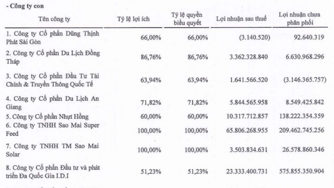 Tập đoàn Sao Mai muốn thoái hết vốn khỏi Tư vấn và Đầu tư Tài chính
