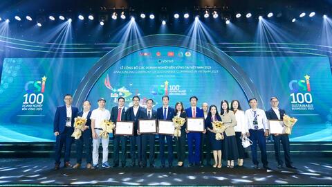 SCG và các công ty thành viên được vinh danh ở nhiều hạng mục