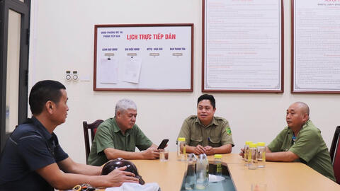 Bám cơ sở, nỗ lực giữ bình yên trên từng khu phố