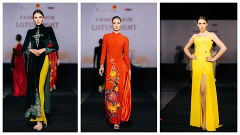 NTK Trần Phương Hoa hé lộ 2 thiết kế áo dài mới tại Úc