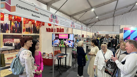 Những dấu ấn nổi bật của báo Nhân Dân tại Hội chợ sách quốc tế Liên bang Nga