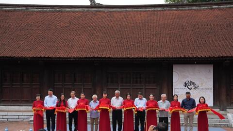 Trưng bày chuyên đề “Hình tượng rồng trên bia Tiến sĩ”