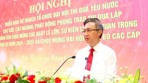 Bà Rịa - Vũng Tàu phát động thi đua lập thành tích chào mừng các ngày lễ lớn