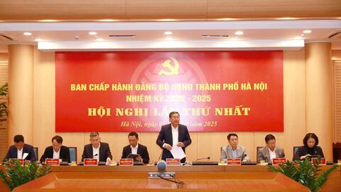 Ban Chấp hành Đảng bộ UBND TP tổ chức hội nghị lần thứ nhất