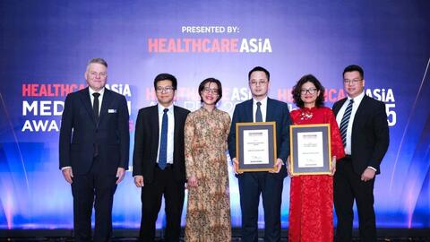 Vinmec là hệ thống y tế đầu tiên của Việt Nam được vinh danh tại Healthcare Asia Awards 2025