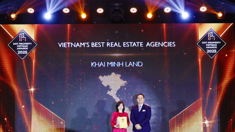 Tập đoàn Khải Hoàn Land nhận “cú đúp” giải thưởng tại Dot Property Award 2025