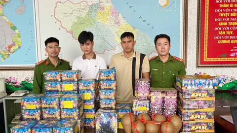 Triệt phá đường dây buôn bán pháo nổ hoạt động liên tỉnh