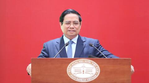 Thủ tướng Phạm Minh Chính: Ngành Ngân hàng hoàn thành tốt nhiệm vụ góp phần phát triển đất nước