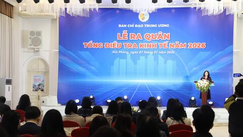 Ra quân Tổng điều tra kinh tế năm 2026