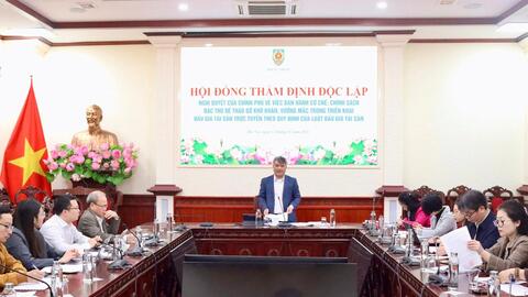 Thẩm định cơ chế, chính sách đặc thù tháo gỡ khó khăn trong triển khai đấu giá tài sản trực tuyến