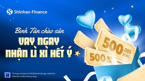 Shinhan Finance khai trương điểm giới thiệu dịch vụ Bình Tân