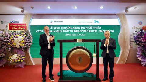 Cổ phiếu Dragon Capital tăng phi mã dù lợi nhuận năm 2025 sụt giảm một nửa