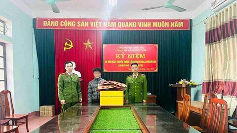 200 quả pháo nổ bị thu giữ, xử lý ở Hưng Yên