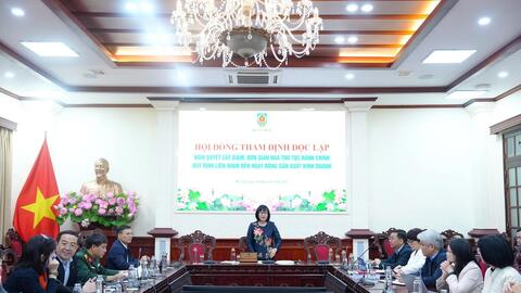 Thẩm định Nghị quyết cắt giảm, đơn giản hóa thủ tục hành chính liên quan đến hoạt động sản xuất, kinh doanh