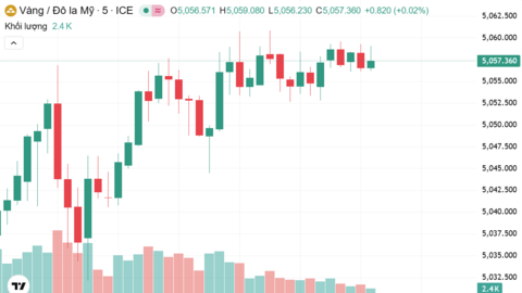 Ngày 11/2: Giá vàng trong nước đi ngang, giá vàng thế giới tiếp tục tăng