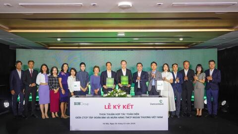 Vietcombank và Công ty Cổ phần Tập đoàn BIM ký kết thỏa thuận hợp tác toàn diện