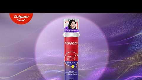 Colgate Optic White Purple Vòi Nhấn Thông Minh - Bí quyết làm đẹp của nữ hoàng K pop IU