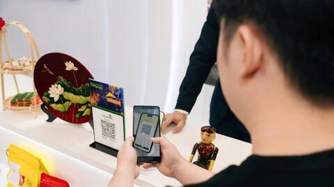 Khách hàng của Vietcombank có thể sử dụng VCB Digibank thanh toán qua QR tại hơn 50 quốc gia