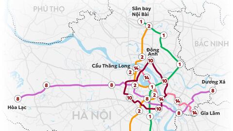 Triển khai đồng thời 5 tuyến đường sắt đô thị, phấn đấu hoàn thành trong năm 2030