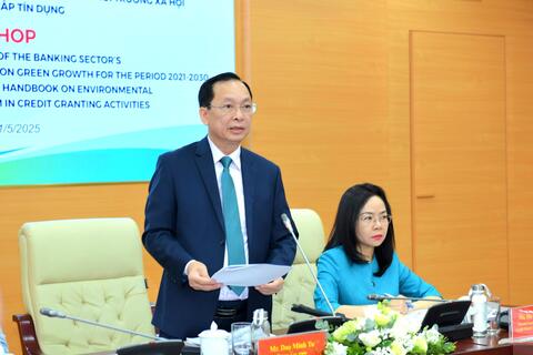 Phó Thống đốc Thường trực Đào Minh Tú: Tốc độ tăng trưởng bình quân dư nợ tín dụng xanh giai đoạn 2017-2024 đạt trên 21%/năm