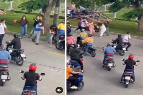 Bắt giữ 7 đối tượng tụ tập đánh nhau ở khu công nghiệp Ammata, Đồng Nai