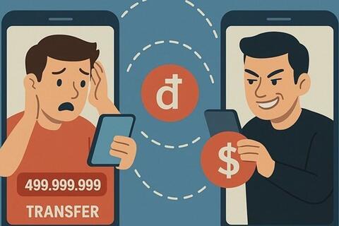 Nhận chuyển nhầm 500 triệu đồng không trả, pháp luật không thể bó tay