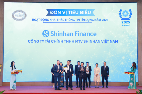 Shinhan Finance được vinh danh “Đơn vị tiêu biểu trong hoạt động khai thác thông tin tín dụng năm 2025”