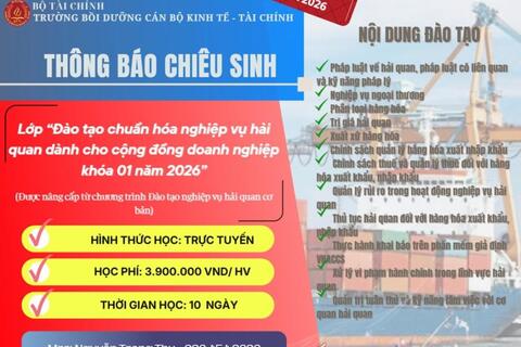 Đào tạo chuẩn hóa nghiệp vụ hải quan cho cộng đồng doanh nghiệp