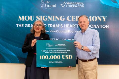 The Grand Ho Tram và Vinacapital Foundation hợp tác triển khai chương trình y tế và xây dựng nhà ở cho người dân vùng lũ