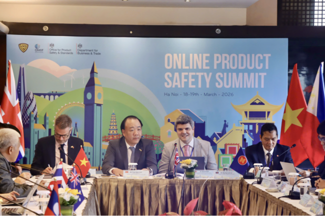 Việt Nam và Vương quốc Anh thúc đẩy hợp tác an toàn sản phẩm trực tuyến