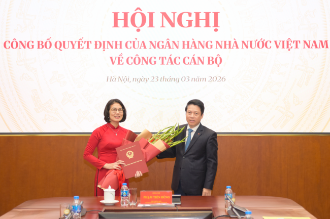 Bổ nhiệm Phó Vụ trưởng Vụ Tài chính – Kế toán, Ngân hàng Nhà nước