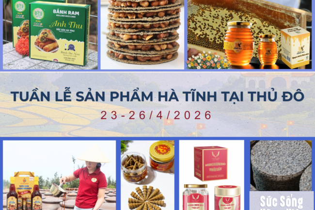Sức sống hàng Việt số 5: Tuần lễ sản phẩm Hà Tĩnh tại Thủ đô