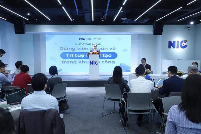 Thúc đẩy ứng dụng trí tuệ nhân tạo (AI) trong khu vực công