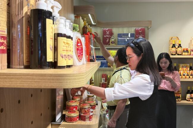 Sức sống hàng Việt khai mạc "Tuần lễ sản phẩm Hà Tĩnh tại Thủ đô"