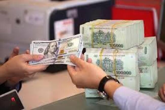 Ngày 24/6: Tỷ giá trung tâm tăng 3 đồng