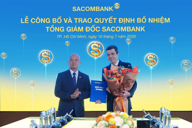 SACOMBANK bổ nhiệm ông Loic Faussier giữ chức Tổng Giám đốc