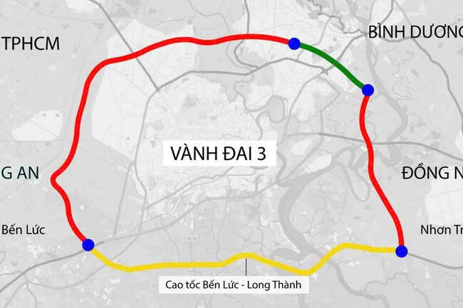 Đề xuất đầu tư hoàn thiện Vành đai 3 TP. Hồ Chí Minh lên 8 làn xe