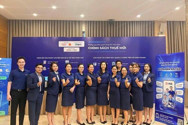 MB đồng hành cùng hộ kinh doanh trước những quy định thuế mới