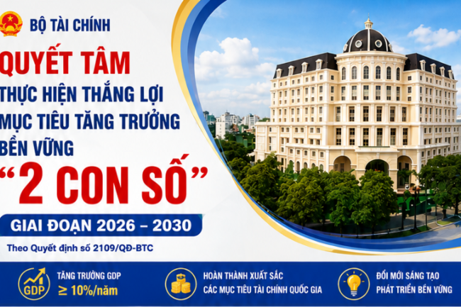 Infographic: Bộ Tài chính phát động phong trào thi đua quyết tâm thực hiện thắng lợi mục tiêu tăng trưởng 2 con số