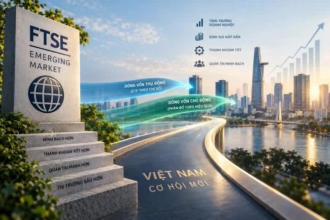 Nâng hạng FTSE, khi nào dòng vốn chủ động sẽ nhập cuộc?