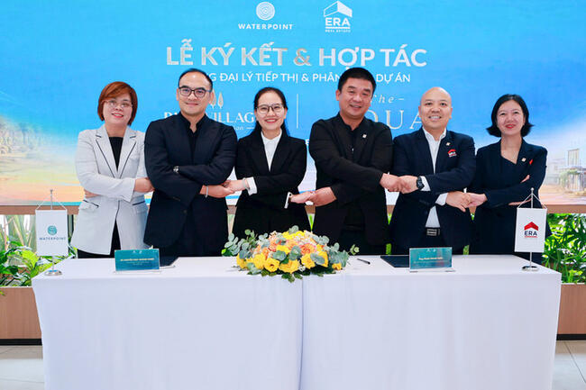Nam Long hợp tác ERA Vietnam phân phối The Aqua & Park Village tại Waterpoint