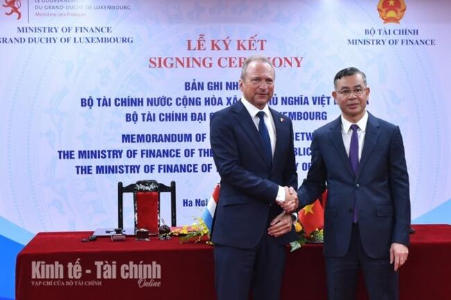 Bộ Tài chính Việt Nam và Luxembourg ký kết Bản ghi nhớ hợp tác