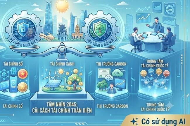 Cải cách tổng thể thị trường tài chính Việt Nam gắn với thực hiện mục tiêu tăng trưởng ở mức cao, liên tục đến năm 2045
