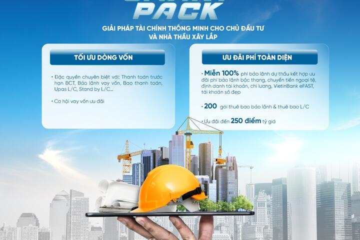 SMART PACK: Giải pháp tài chính toàn diện giúp chủ đầu tư và nhà thầu tăng tốc dự án
