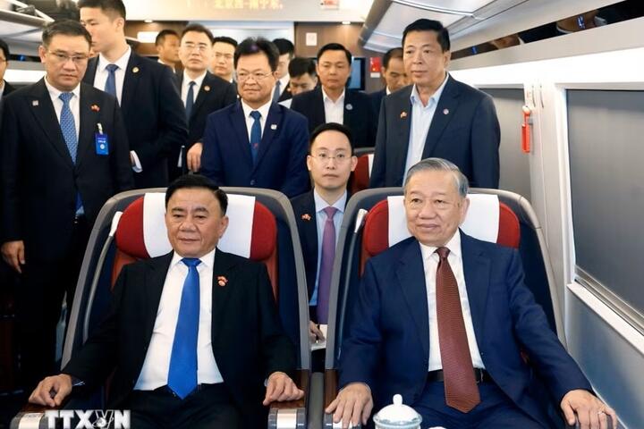 Tổng Bí thư, Chủ tịch nước Tô Lâm lên đường thăm thành phố Nam Ninh