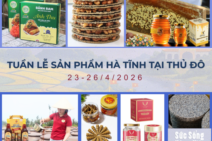 Sức sống hàng Việt số 5: Tuần lễ sản phẩm Hà Tĩnh tại Thủ đô