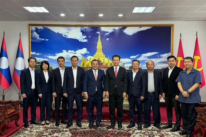 Vinachem tăng cường phối hợp với các cơ quan cấp cao của Lào, thúc đẩy Dự án khai thác và chế biến muối mỏ Kali